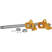 Axle Adjuster Kit — 25.4 mm axle, gold anodized