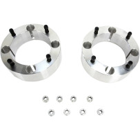 Wide Tracs ATV Wheel Spacer — 63.5 mm (2.5\"), 4/156 bolt pattern, Silver