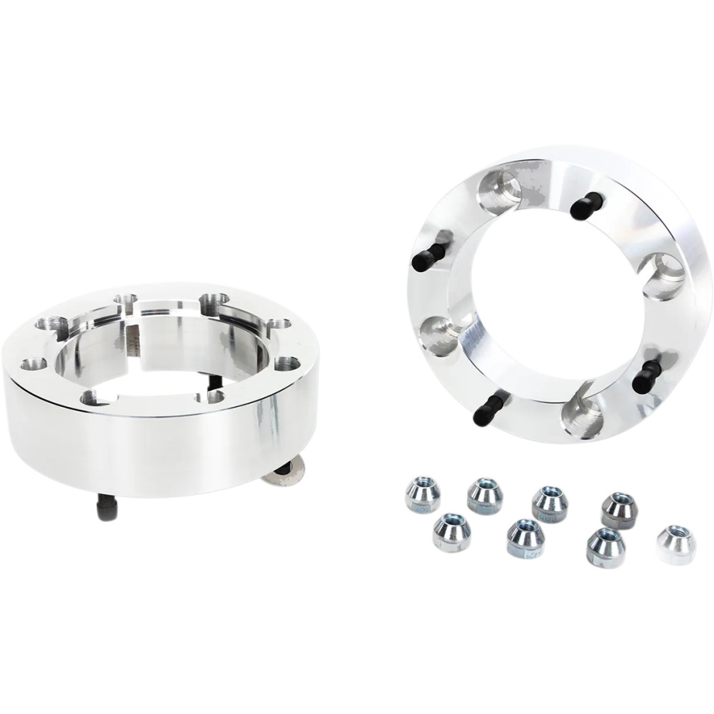 Wide Tracs ATV Wheel Spacer — 2" (51.8 mm), 4/156 bolt pattern, Silver