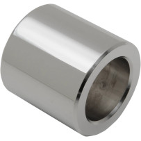 Wheel Spacer — 25.4 mm axle, rear right, 38.1 mm outside diameter, 37.5 mm length, Chrome