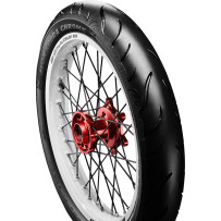 Cobra Chrome AV91 Reinforced Tire — 120/70-21, 68V, Front, Blackwall