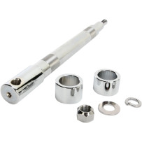 Front Axle Kit — 25.4 mm (1") diameter, 13.5" length, Chrome