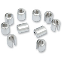 Chrome/Zinc Spoke Wheel Weights — 10 Pack, 14–17 g (1/2 oz)