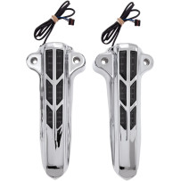 Forkini Lower Fork Leg Covers — Pair, Chrome