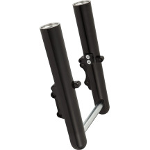Hot Legs Fork Legs — Billet aluminum, dual disc, black anodized