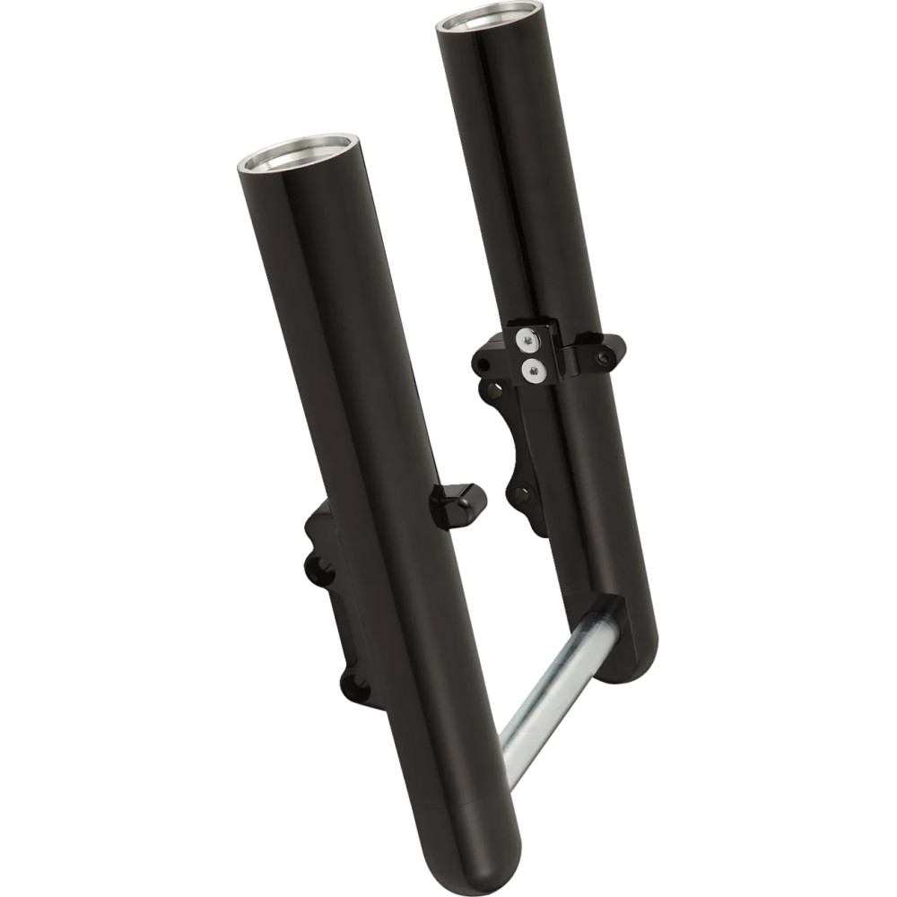 Hot Legs Fork Legs — Billet aluminum, dual disc, black anodized
