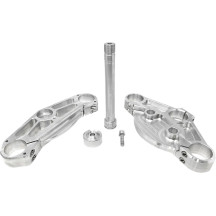 49 mm FLH Triple Tree Set — 49 mm, Chrome