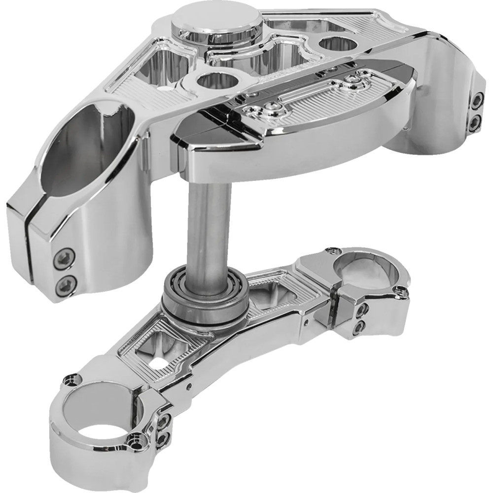 Method® (+2") Drop Triple Tree Kit — Chrome