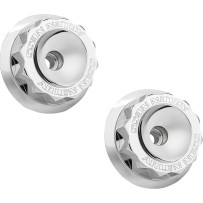 Fork Nut Cover — Chrome, fits Method No Flex fork legs