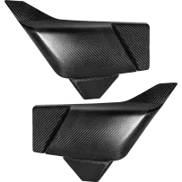 Side Cover — Matte black carbon fiber, left/right pair