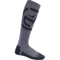 Qualifier Socks — S/M, Knee-high, Gray