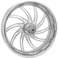 One-Piece Aluminum Wheel — 21x3.5, Front, Chrome