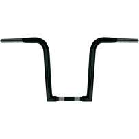 1-1/4" Chubby® Handlebar — 1-1/4" diameter, 1" clamp, 12" rise, 33" width, Black Satin