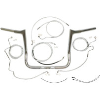 1-1/4" Viking Handlebar Installation Kit — 1-1/4" (32 mm), 12" (30.5 cm), Chrome