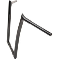 1-1/4" EZ Install Pointed Top Handlebar — 1-1/4" diameter, 16" rise, 35" width, Black gloss
