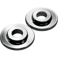 Deuce Handlebar Adapter Kit — Fits FXSTD upper triple trees, Chrome