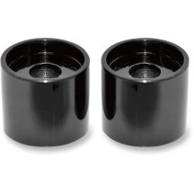 Handlebar Riser Extensions — 25.4 mm rise, 32 mm clamp, Black gloss