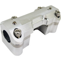 Handlebar Clamp Set — 1" clamping diameter, raw finish