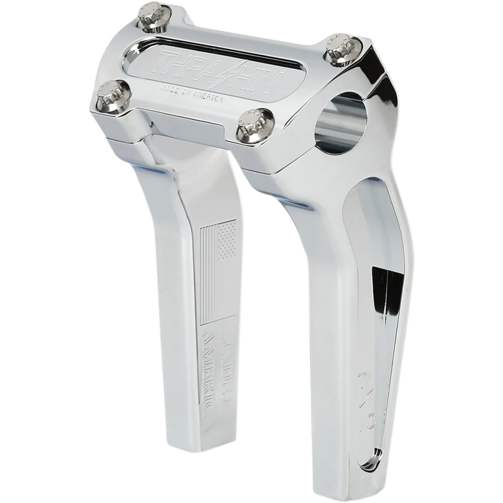 Handlebar Risers — Rise 6.5", 1" clamp, Chrome