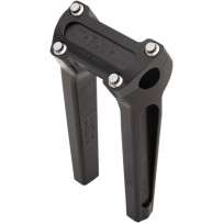 Handlebar Risers — 8" rise, 1" clamp, Black anodized