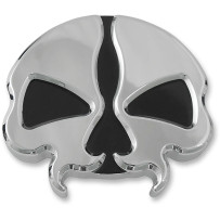 Split Skull Gas Cap — Chrome, vented