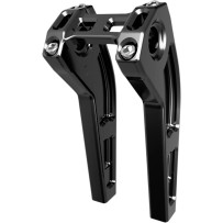 Handlebar Riser Kit — 25.4 mm (1") clamp, 38.1 mm (1-1/2") pullback, 150 mm (6") rise, Black gloss