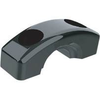 Handlebar Riser Kit — 3-1/2" width, 25.4 mm (1") clamp, 63.5 mm (2-1/2") rise, Black gloss