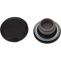 Screw-In Gas Cap — Black, stainless steel, non-vented