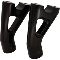 Sportster Riser Kit — Pullback, Black anodized