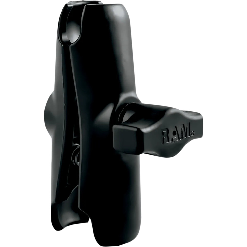 Double Socket Arm — 3", fits 1" rubber ball, Black