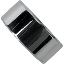 Wheel Spacer — 19.1 mm ID, 11.93 mm length, Rear Right, Chrome