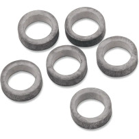 Replacement Washers — Fuel Line, Silver, 6-pack