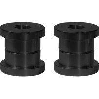 Standard Solid Handlebar Riser Bushing — Solid, pair, black matte