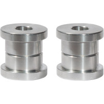 Standard Solid Handlebar Riser Bushing — Polished silver
