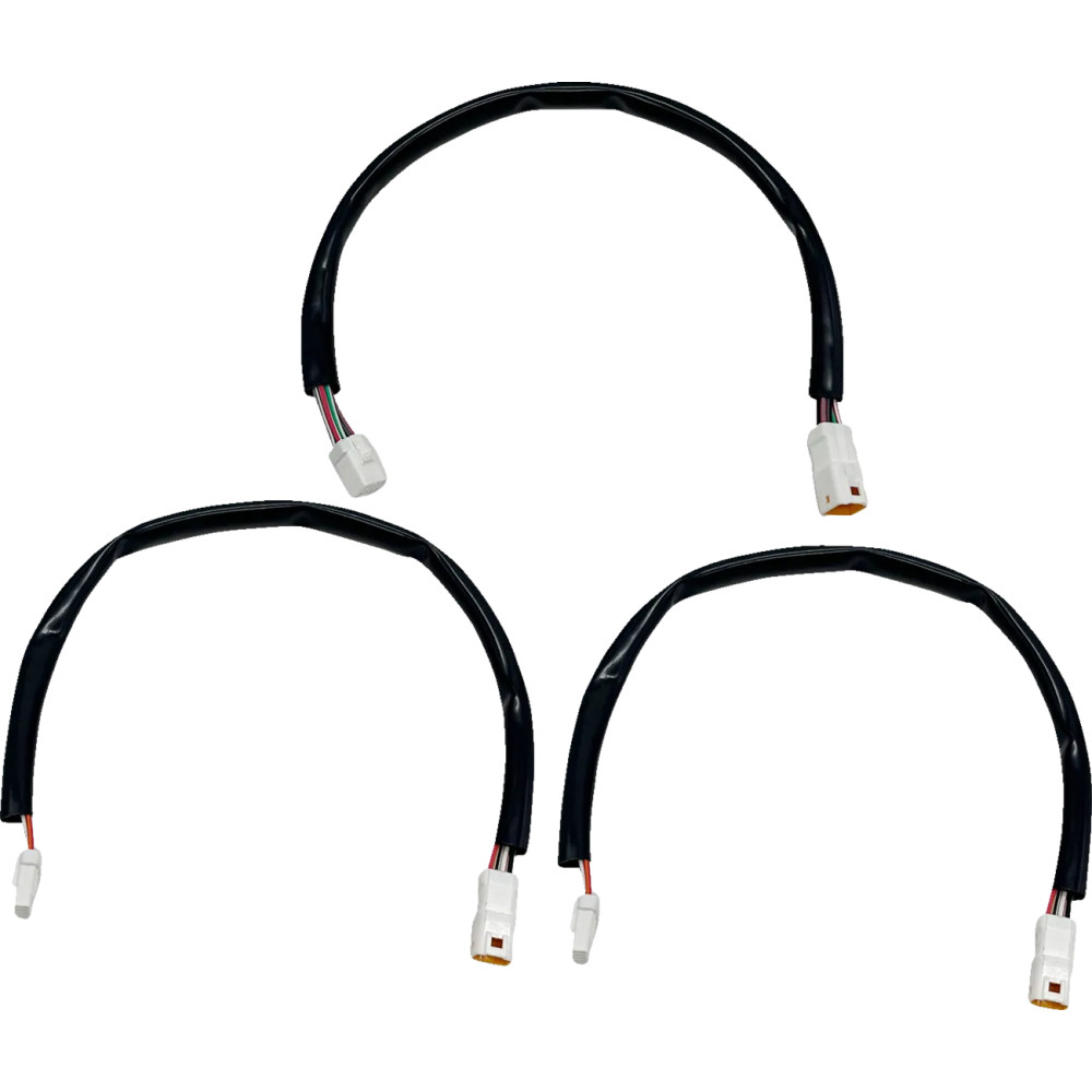 Handlebar Wire Harness Extension — 14" (35.5 cm), Harley Davidson®, Black