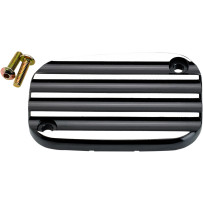 Front Brake Master Cylinder Cover — Black anodized