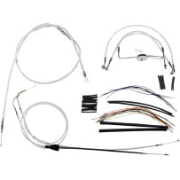 Sterling Chromite II® Designer Handlebar Installation Kit — Ape hanger, 38 cm–43 cm (15"–17"), Chrome clear-coated