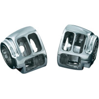 Chrome Switch Housing — 25.4 mm (1\") handlebar, 6-button