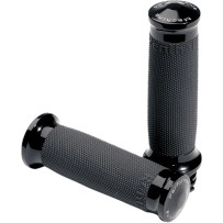 Contour Renthal Wrapped Grips — 1" handlebar, black anodized