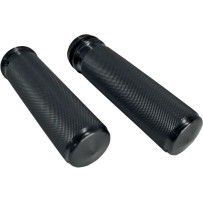 Sensor-Type Knurled Handgrips — 25.4 mm (1 in) fit, Black