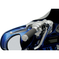 Contour Renthal Wrapped Grips — 25.4 mm (1\") handlebar diameter, Chrome