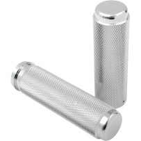 Billet Grips — 25.4 mm (1\"), Chrome