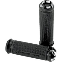 Elite Apex Custom Grips — 25.4 mm (1"), Black Gloss