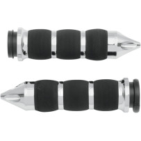 Spike Air Cushioned Grips — 25.4 mm (1"), 140 mm (5-1/2"), Black