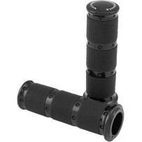 Contour XLS Renthal Wrapped Grips — 1" (25.4 mm), Black anodized