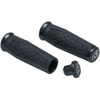 Hex Grips — 25.4 mm (1\") handlebar diameter, Black
