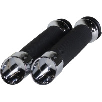 Edge Grips — fits 1" bars, Chrome