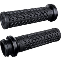 Vans Harley Davidson Grips — 13 cm (5-1/8"), 25.4 mm (1"), Black