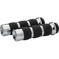 Klassic Grips — 1" (25.4 mm) handlebar fit, Chrome