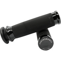 Grips — 25.4 mm (1"), Black, Gloss